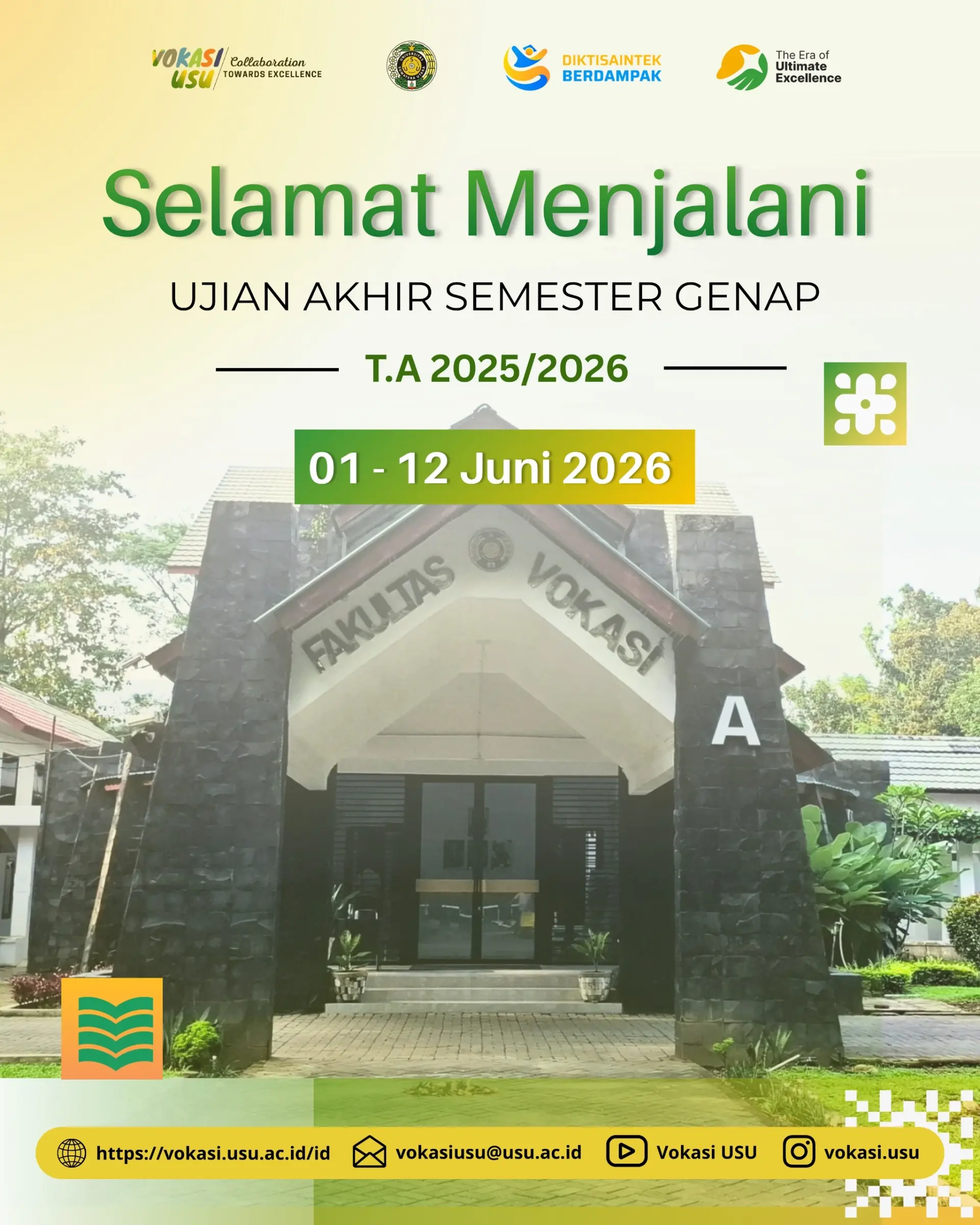 Surat Edaran Ujian Akhir Semester (UAS) Genap T.A 2025/2026